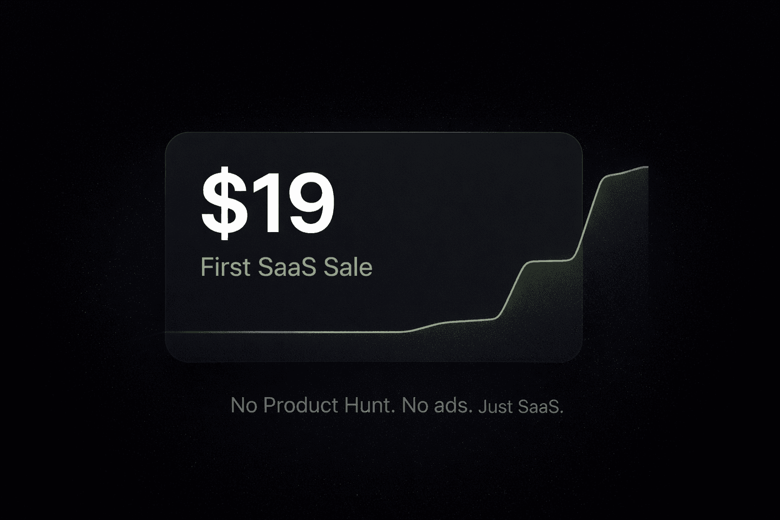I Made My First $19 Selling My SaaS — Without Product Hunt or Ads
